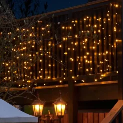 Sirius Top-Line Lyskæde Gardin B 110 x L 100 cm - 100 LED lys - Varm hvid