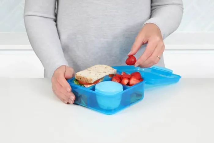 Sistema Bento Madkasse 1,25 liter - Polypropylen - Blå