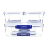 Sistema Essentials Klip It Plus - 6 stk. 2,2 liter / 1 liter / 400 ml - Plastik - Klar/blå