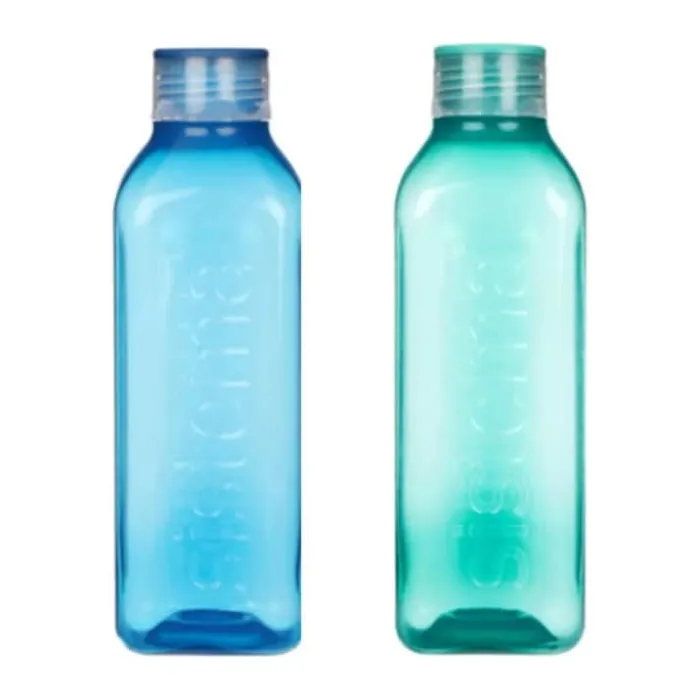 Sistema Hydration Drikkedunk sæt - 2 dele 1 liter - Polypropylen- Mint/blå
