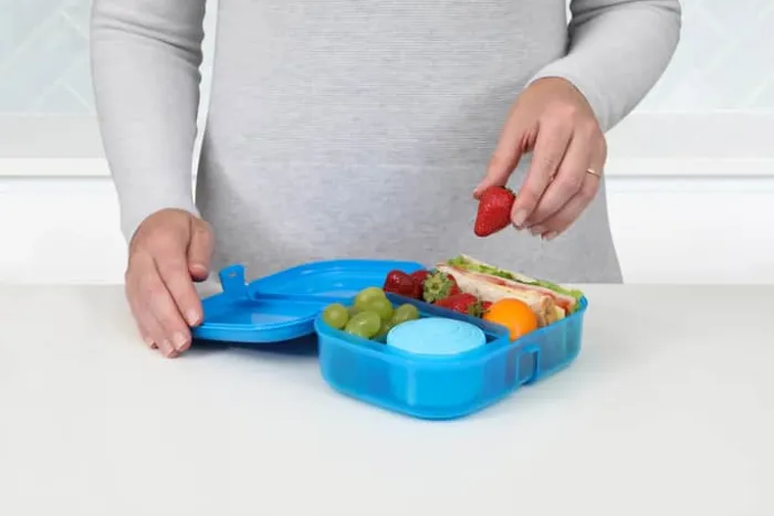 Sistema Ribbon Madkasse 1,1 liter - Polypropylen - Blå