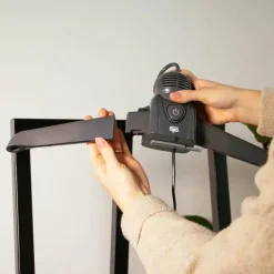 Sjö Sko og Tekstil Tørrer Inkl. Tilbehør - 125 watt - Koksgrå