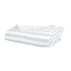 SKAGEN living Badelagen B 100 x L 180 cm - Bomuld - Hvid/blå