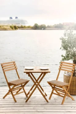 SKAGEN living Blåvand Cafesæt - 3 dele Teaktræ - Natur
