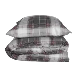 SKAGEN living Flonel Sengetøj B 140 x L 200 cm - Bomuldsflonel - Grå