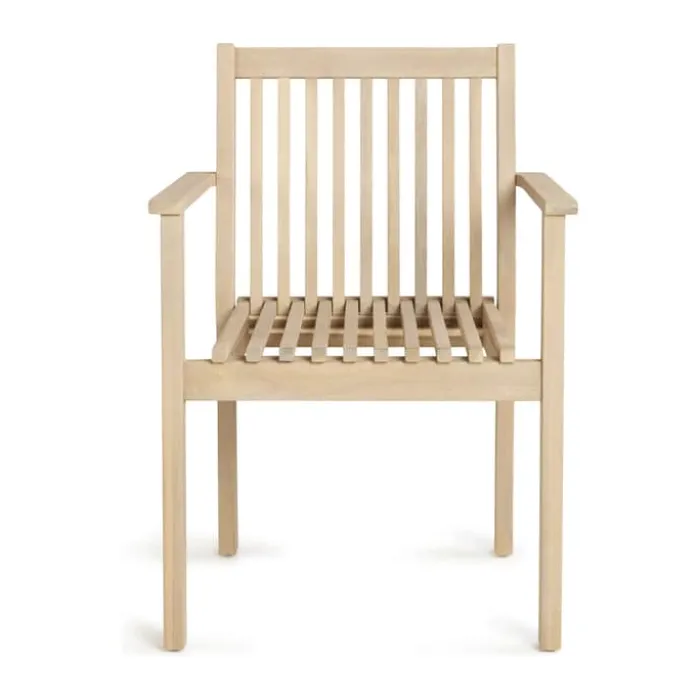 SKAGEN living Gilleleje Havestol - 2 stk. H 85 x B 56 x L 60 cm - Akacietræ - Natur