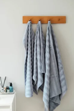 SKAGEN living Håndklæde B 50 x L 100 cm - Bambus/bomuld - Blå