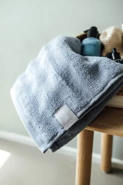 SKAGEN living Håndklæde B 50 x L 100 cm - Bambus/bomuld - Blå