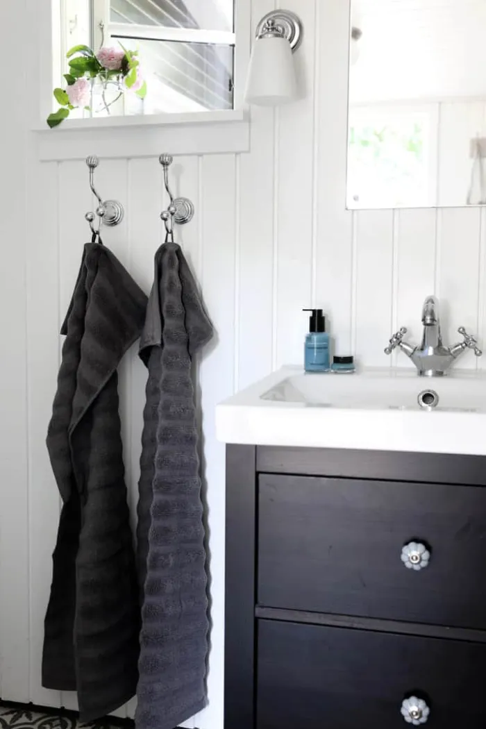 SKAGEN living Håndklæde B 50 x L 100 cm - Bambus/bomuld - Grå