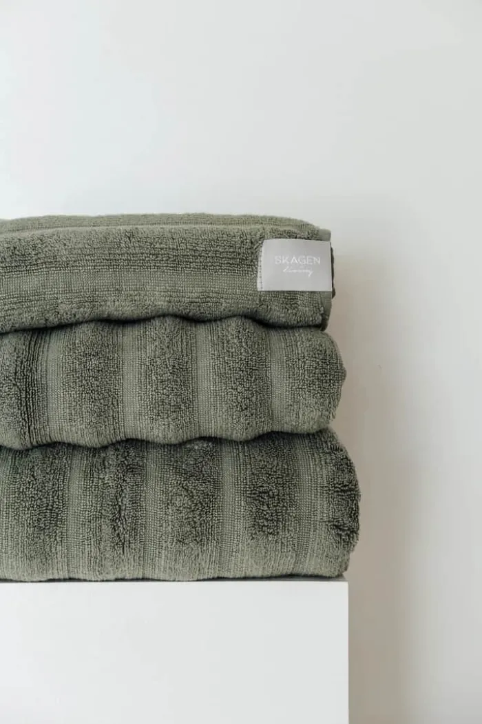 SKAGEN living Håndklæde B 70 x L 140 cm - Bambus/bomuld - Grøn