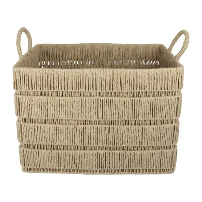 SKAGEN living Kurv B 33 x L 47 cm - Papirgarn/jern - Natur