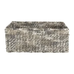 SKAGEN living Kurv H 14 x B 36 x L 26 cm - Papirflet/metal - Grå