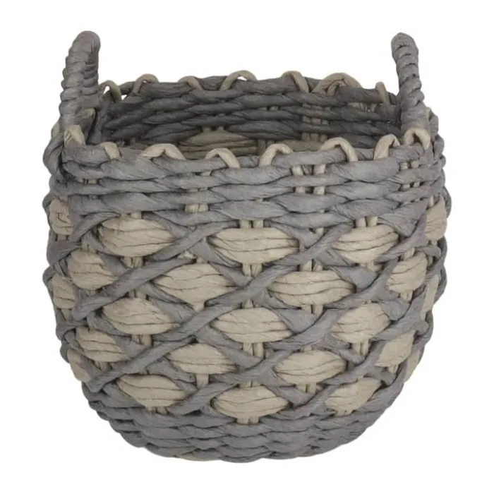 SKAGEN living Kurv Ø 21 x H 26 cm - Papirreb - Grå