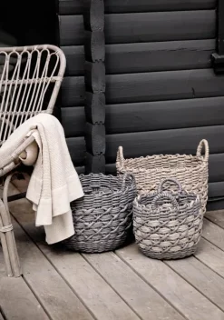 SKAGEN living Kurv Ø 31 x H 34 cm - Papirreb - Grå