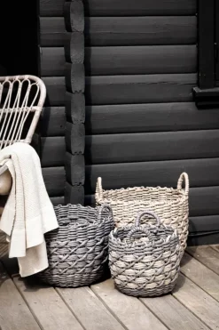 SKAGEN living Kurv Ø 31 x H 34 cm - Papirreb - Grå