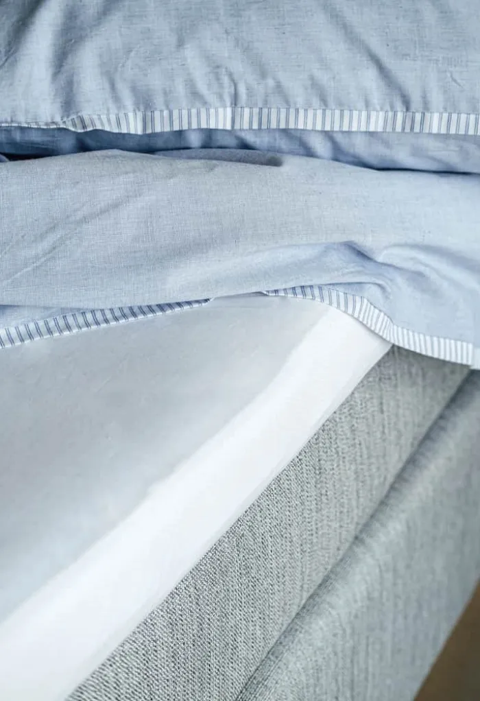 SKAGEN living Kuvertlagen B 90 x 200 cm - Bambus/bomuld/percale - Hvid