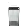 SKAGEN living Lanterne H 45 cm - Jern/glas - Sort