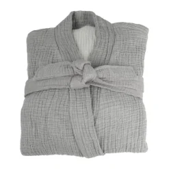 SKAGEN living Morgenkåbe L/XL - Musselin - Grå