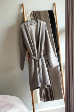SKAGEN living Morgenkåbe S/M - Musselin - Grå