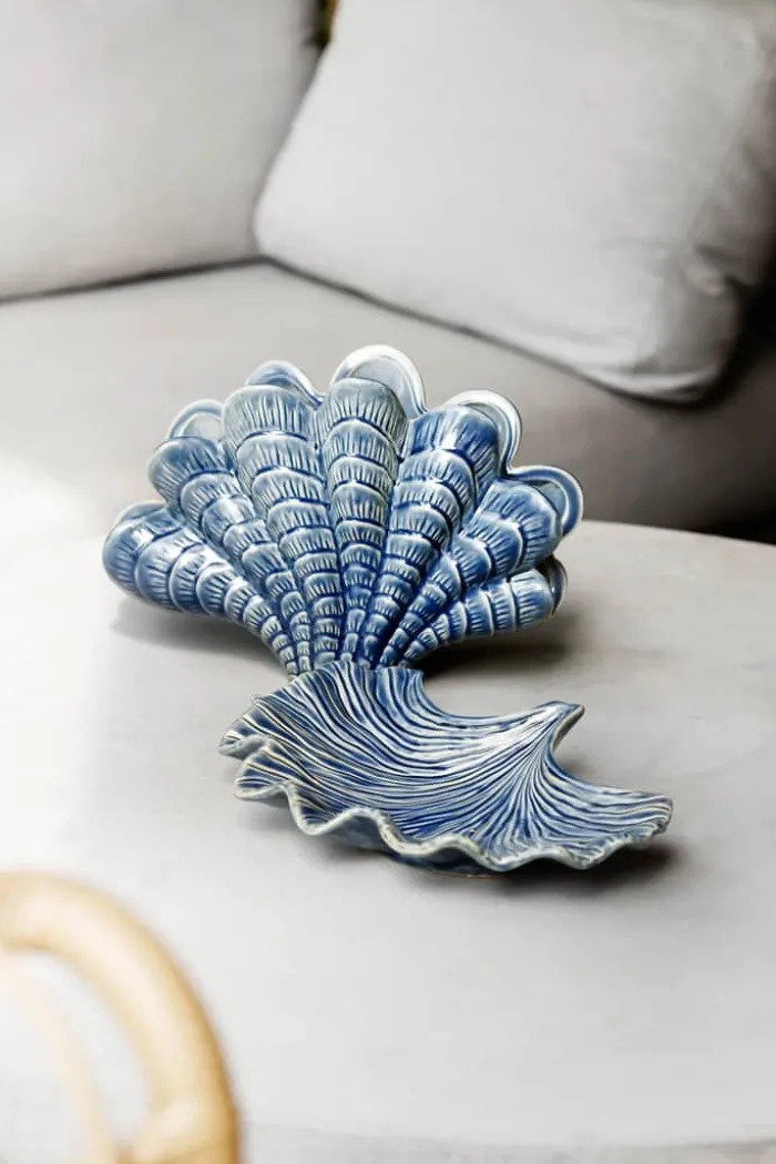 SKAGEN living Vase H 20 cm - Stentøj - Blå