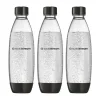 SodaStream Trio Fuse DWS Flasker - 3 dele 870 ml - Plastik - Sort