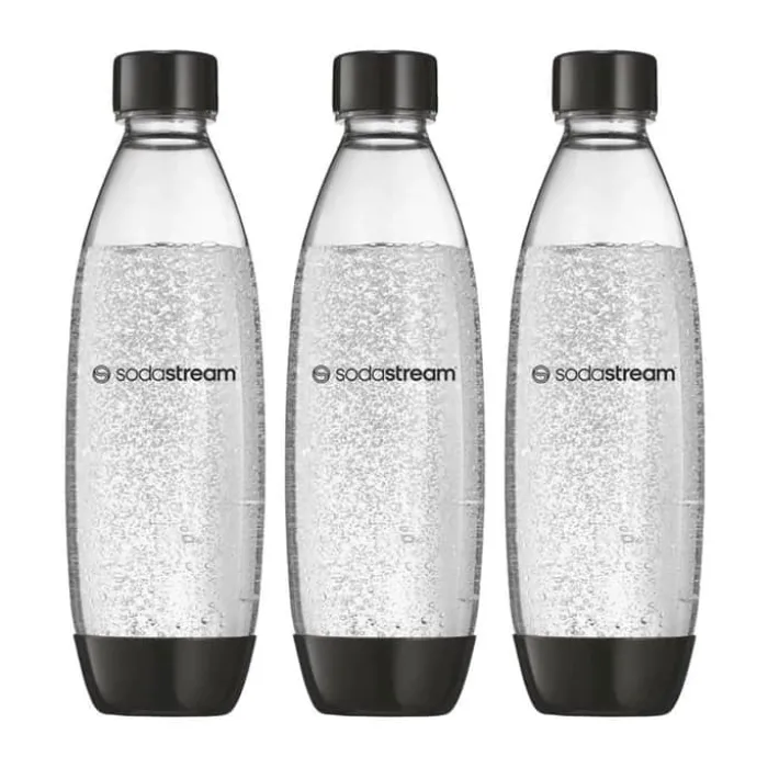 SodaStream Trio Fuse DWS Flasker - 3 dele 870 ml - Plastik - Sort