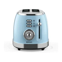 Sogo Brødrister 2 skiver - Automatisk sluk - Lyseblå