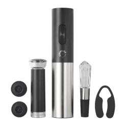 Sommelier by CASA Living Sommelier Vinsæt 6 dele + holder - Plastik - Sort
