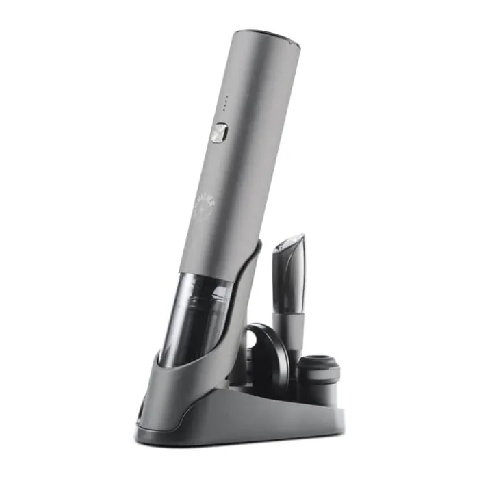 Sommelier by CASA Living Vinsæt - 5 dele H 30 cm - Plastik/aluminium - Sort