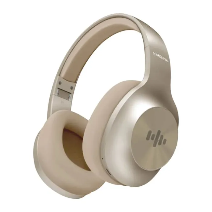 Soundliving Soul Trådløse Høretelefoner 36 timers spilletid - Bluetooth 5.0 - Guld