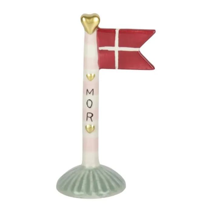 Speedtsberg Flag - Mor H 14 cm - Keramik - Multifarvet