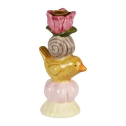 Speedtsberg Lysestage H 10 cm - Keramik - Multifarvet