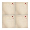 Speedtsberg Stofserviet - 4 stk. B 40 x L 40 cm - Bomuld - Natur