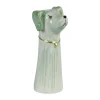 Speedtsberg Vase - Hund Ø 4 x H 10 cm - Keramik - Aqua