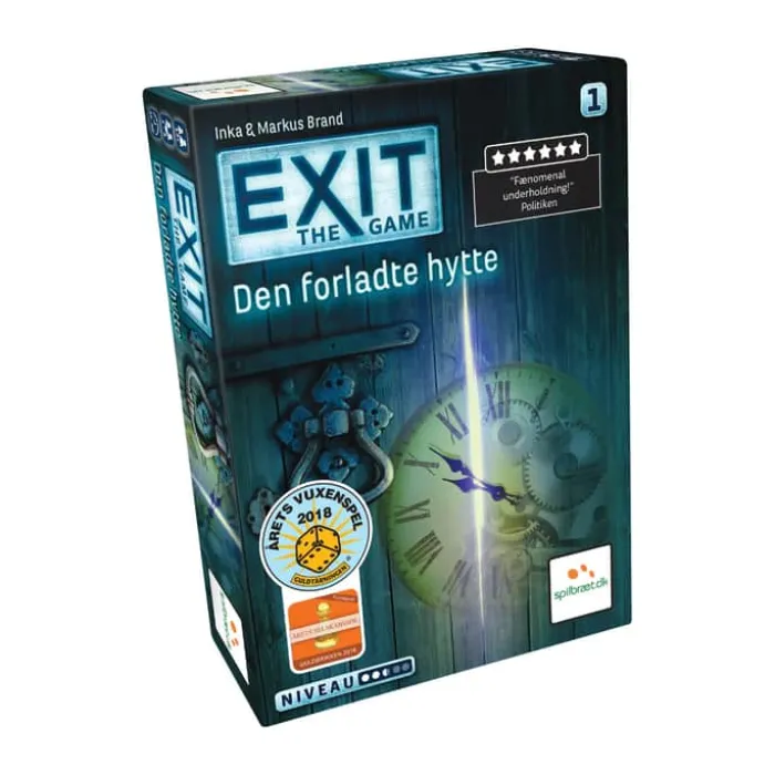Spilbræt Brætspil - Exit 1: Den Forladte Hytte 1-4 spillere