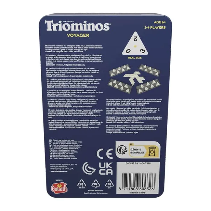 Spilbræt Brætspil - Triominos - Voyager 2-4 spillere - Rejseudgave