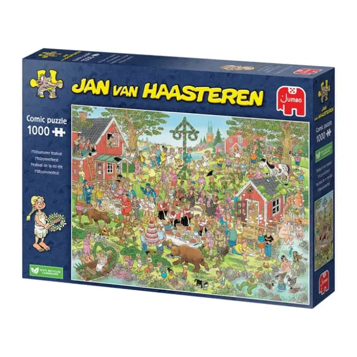 Spilbræt Jan van Haasteren Puslespil - Midsummer Festival 1000 brikker