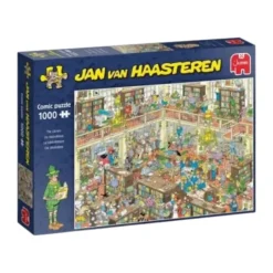 Spilbræt Jan van Haasteren Puslespil - The Library 1000 brikker