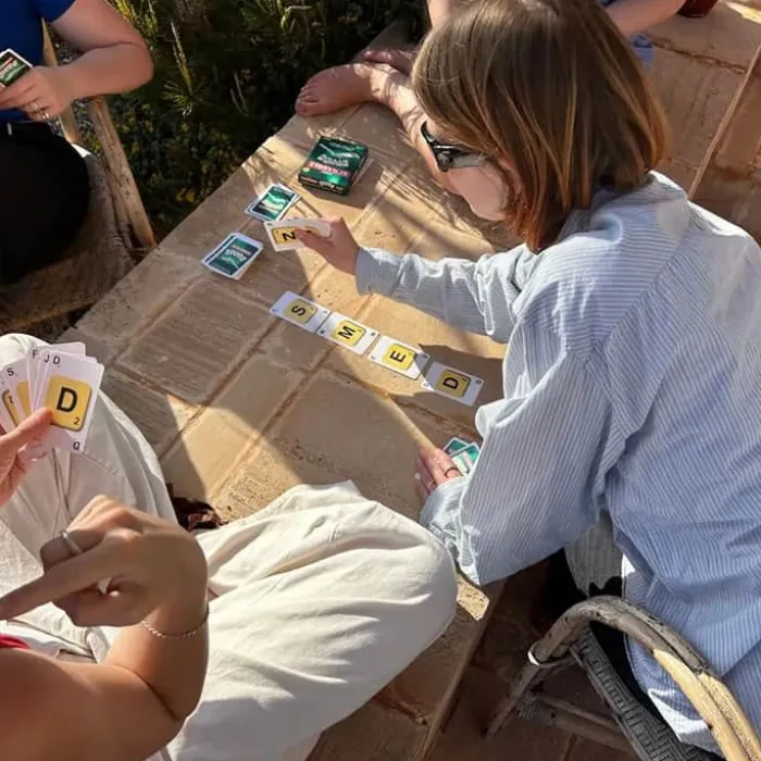 Spilbræt Kortspil - Scrabble 2-4 spillere