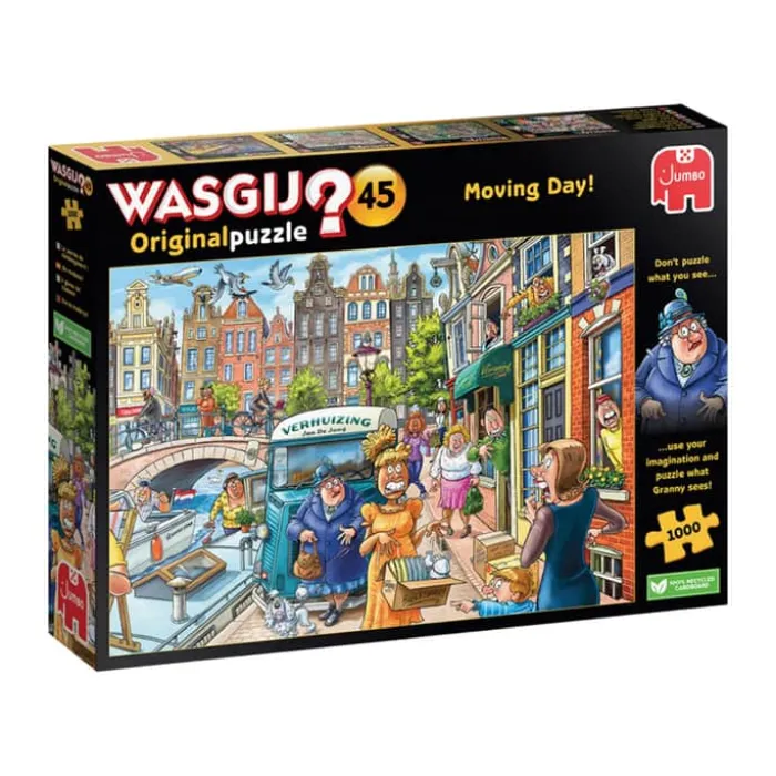 Spilbræt Puzzle Wasgij Puslespil - Moving Day 1000 brikker
