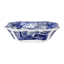 Spode Blue Italien Serveringsskål Ø 23,7 cm - Porcelæn - Blå/hvid