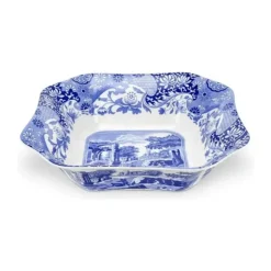 Spode Blue Italien Serveringsskål Ø 23,7 cm - Porcelæn - Blå/hvid