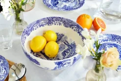 Spode Blue Italien Skål Ø 26,5 cm - Porcelæn - Blå/hvid