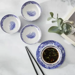 Spode Blue Italien Skål Ø 10,5 cm - Porcelæn - Blå/hvid