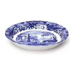 Spode Blue Italien Tærteform Ø 25,8 cm - Porcelæn - Blå/hvid