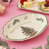 Spode Christmas Tree Fad B 18,3 x L 28 cm- Porcelæn - Hvid