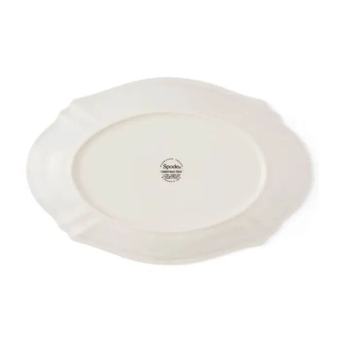 Spode Christmas Tree Fad B 18,3 x L 28 cm- Porcelæn - Hvid