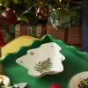 Spode Christmas Tree Fad B 17,8 x L 20,3 cm - Porcelæn - Hvid