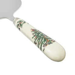 Spode Christmas Tree Kagekniv L 26 cm - Keramik/rustfrit stål - Multifarvet