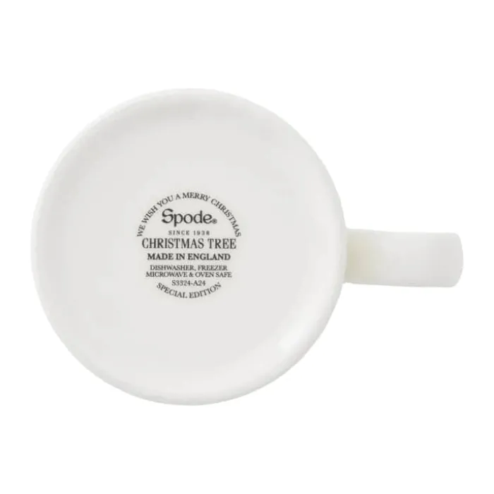 Spode Christmas Tree Krus 22 cl - Porcelæn - Hvid